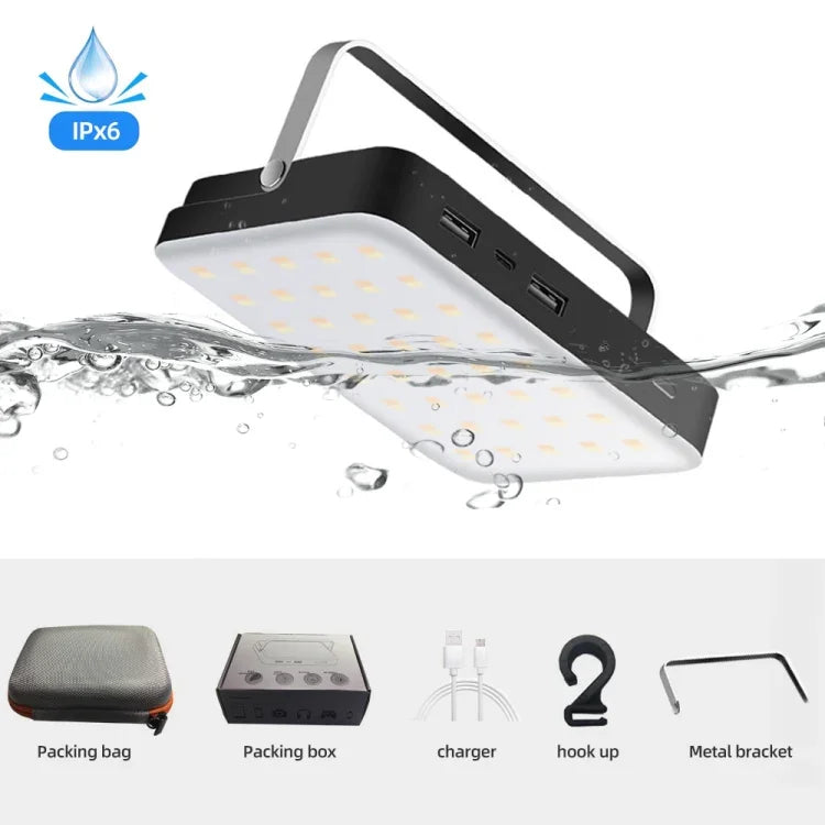 屋外キャンプ用LEDライト 防水 USB充電式照明 YL205