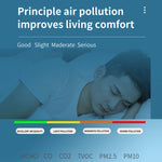 PM2.5/PM10 空気質検出器 室内空気質モニター、6-in-1 空気質検出器 ホワイト、6-in-1 空気質検出器 ブラック