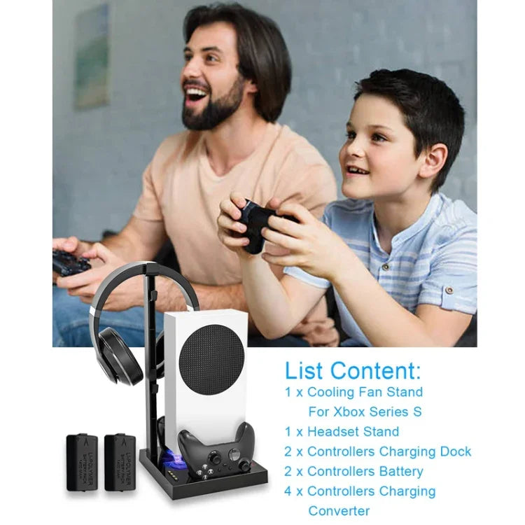 Iplay Xbox Series S用ホスト冷却ブラケットハンドル充電ベース