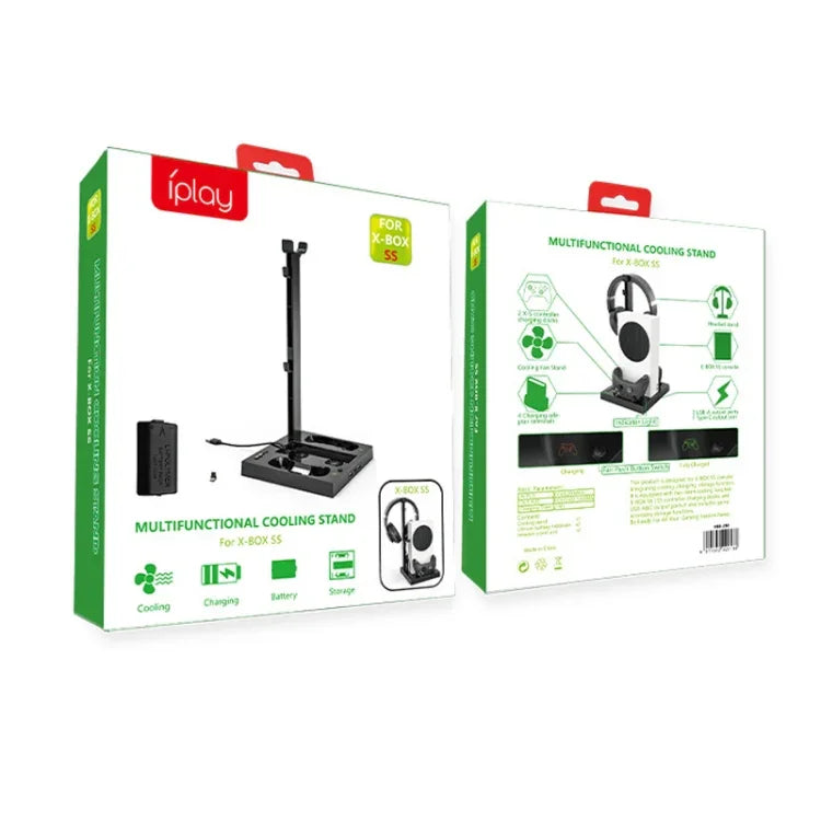 Iplay Xbox Series S用ホスト冷却ブラケットハンドル充電ベース