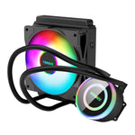 EVESKY 水冷CPUファン RGBファン 液体ヒートシンク一体型ラジエーター 120mm カラフル 120mm RGB 240mm 360mm