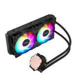 EVESKY 水冷CPUファン RGBファン 液体ヒートシンク一体型ラジエーター 120mm カラフル 120mm RGB 240mm 360mm