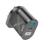 65W GAN PD + QC3.0 急速充電器 スマホ ノートパソコン ユニバーサル充電器 ヘッド EUプラグ ブラック、UKプラグ ブラック、USプラグ ブラック、AUプラグ ブラック、EUプラグ ホワイト、UKプラグ ホワイト、USプラグ ホワイト、AUプラグ ホワイト