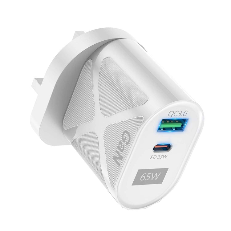 65W GAN PD + QC3.0 急速充電器 スマホ ノートパソコン ユニバーサル充電器 ヘッド EUプラグ ブラック、UKプラグ ブラック、USプラグ ブラック、AUプラグ ブラック、EUプラグ ホワイト、UKプラグ ホワイト、USプラグ ホワイト、AUプラグ ホワイト