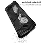 Asus ROG Allyゲームコンソール用TPUソフトカバー ホルダーブラケット付き、TPUブラック、TPUホワイト