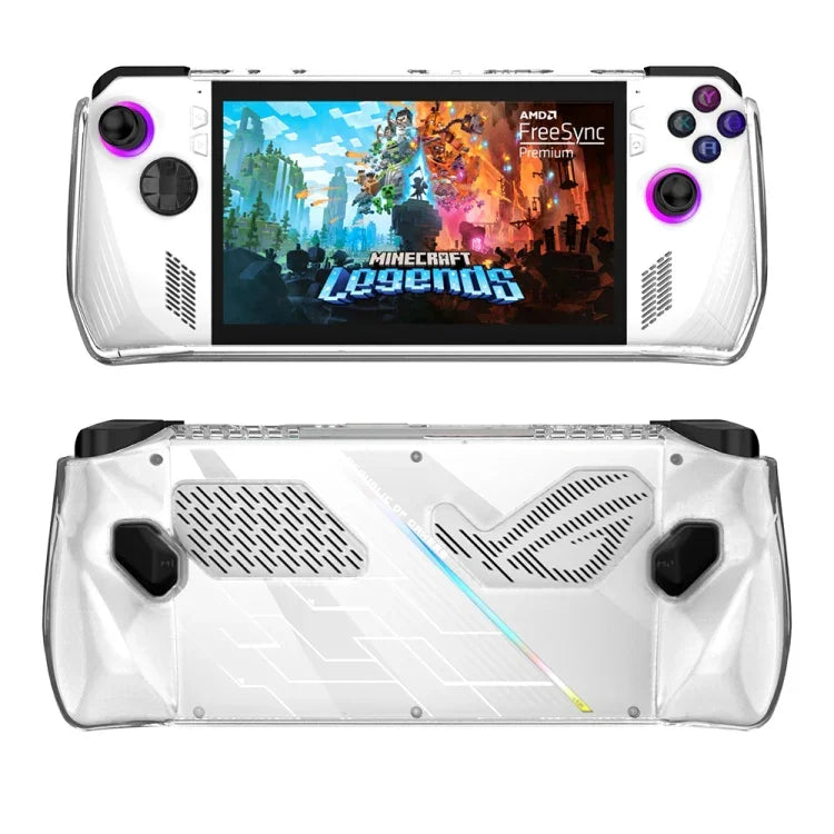 ASUS Rog Allyゲームコンソール用オールインワンTPUソフト保護ケース、TPUケース透明