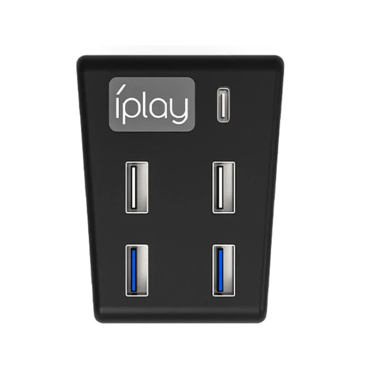 iplay HBP-308 ソニー PS5用 5イン1 ゲームコンソール USB3.0 ハブ接続拡張器、ソニー PS5用