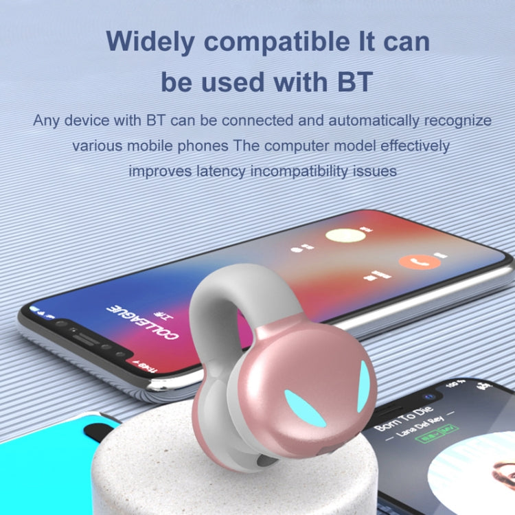 クリップイヤーステレオ外部音、耳を傷つけないビジネススポーツモデルBluetoothイヤホン、YX03（ブラック）、YX03（ホワイト）、YX03（ピンク）、YX03（グレー）