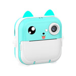 Children Instant Camera Mini Thermal HD Printer Video Photo Digital Camera, Standard  Blue, Standard Pink, 16G  Pink, 16G Blue, 32G  Pink, 32G Blue