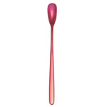 15cm 304ステンレス製 スプーン コーヒー用 四角いヘッド ロングハンドル 混ぜスプーン ステンレス色、チタンゴールド、ローズゴールド、チタンブラック、ブルー、パープル