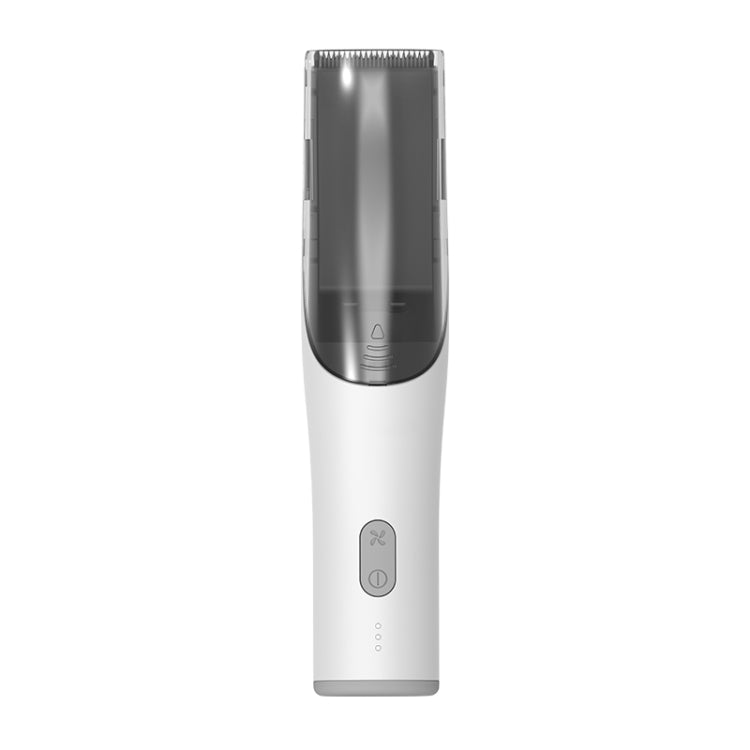 電動防水理髪用子供用低騒音充電式プッシュクリッパー 吸引アップグレード版 ホワイト
