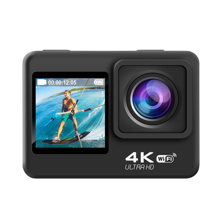 WIFIカラーデュアルスクリーンHD 4Kビデオ屋外防水スポーツカメラ、Q60AR