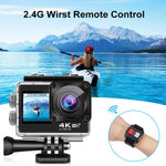 WIFIカラーデュアルスクリーンHD 4Kビデオ屋外防水スポーツカメラ、Q60AR