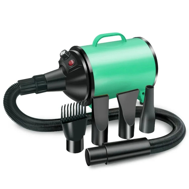 2100W 犬用ドライヤー 無段階速度調整 ペット用毛吹き飛ばし機 ペット用水吹き飛ばし機、220V UKプラグ、220V EUプラグ、220V AUプラグ、110V USプラグ