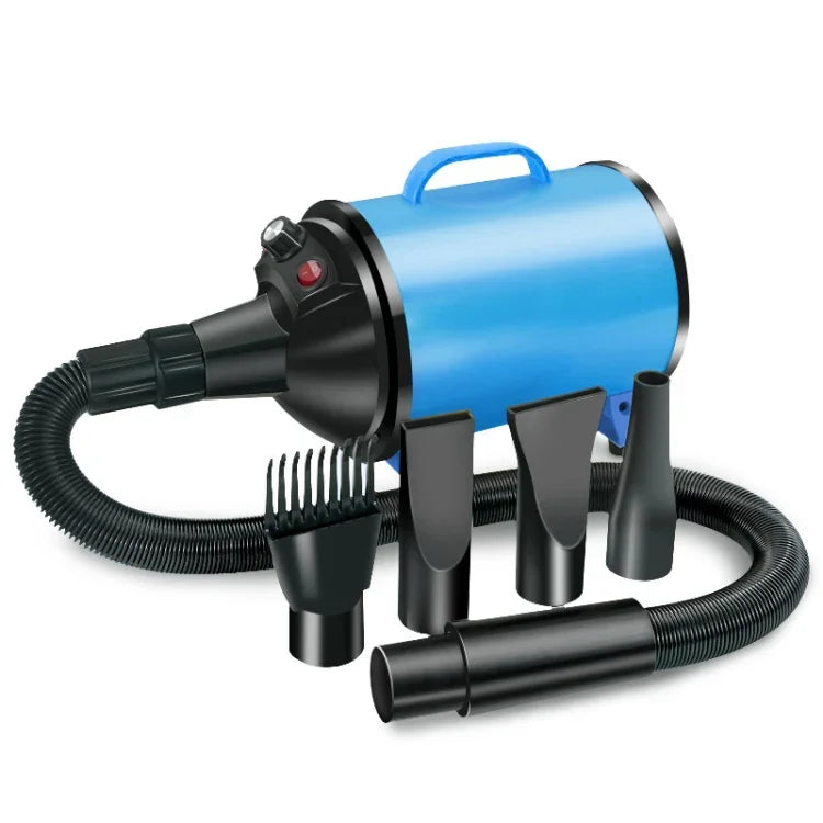 2100W 犬用ドライヤー 無段階速度調整 ペット用毛吹き飛ばし機 ペット用水吹き飛ばし機、220V UKプラグ、220V EUプラグ、220V AUプラグ、110V USプラグ