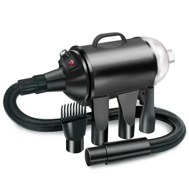 2100W 犬用ドライヤー 無段階速度調整 ペット用毛吹き飛ばし機 真空クリーナー付き、220V UKプラグ、220V EUプラグ、220V AUプラグ、110V USプラグ
