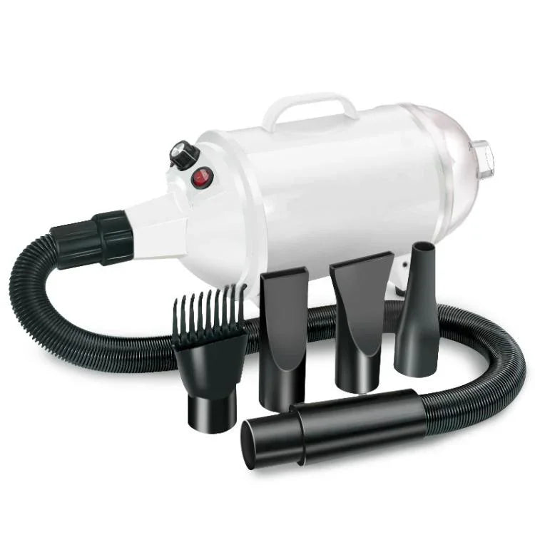 2100W 犬用ドライヤー 無段階速度調整 ペット用毛吹き飛ばし機 真空クリーナー付き、220V UKプラグ、220V EUプラグ、220V AUプラグ、110V USプラグ