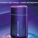 静音USBプラグイン銀イオン浄化加湿器 家庭用ナイトライトアトマイザー 電気メッキホワイト、電気メッキグリーン、ホワイト、グリーン、ダック