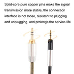 For Sennheiser HD518 / HD558 / HD598 / M40X / M50X Headset Upgrade Cable, 1.2m, 2m