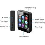 MP3音楽プレーヤー Bluetooth 5.0 電子書籍録音機能付き MP4ウォークマン、メモリーカードなし、8GB、16GB、32GB、64GB、128GB