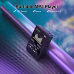 MP3音楽プレーヤー Bluetooth 5.0 電子書籍録音機能付き MP4ウォークマン、メモリーカードなし、8GB、16GB、32GB、64GB、128GB