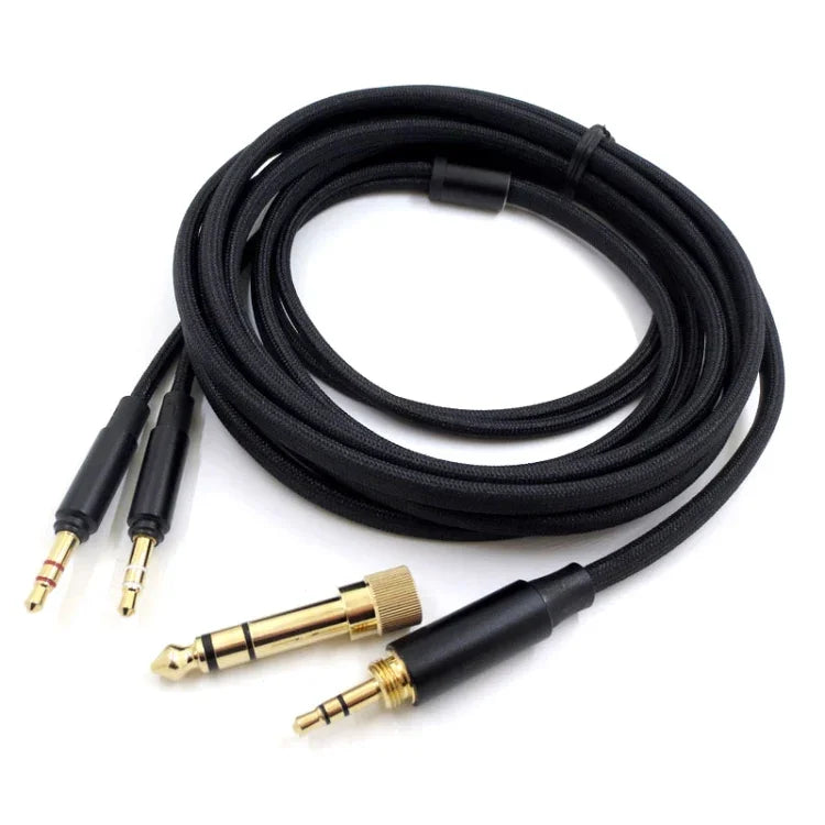 Beyer T1(第2/3世代) T5 / Amiro バランスヘッドホンケーブル, 3.5mm+6.35mm アダプター, 4コア XLR ヘッド