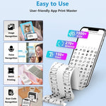 Phomemo M200 QRコードタグ ハンドヘルドポータブル Bluetooth サーマルラベルプリンター、M200