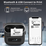 Phomemo M220 ジュエリー衣料タグ Bluetooth サーミストストリップタグプリンター、M220