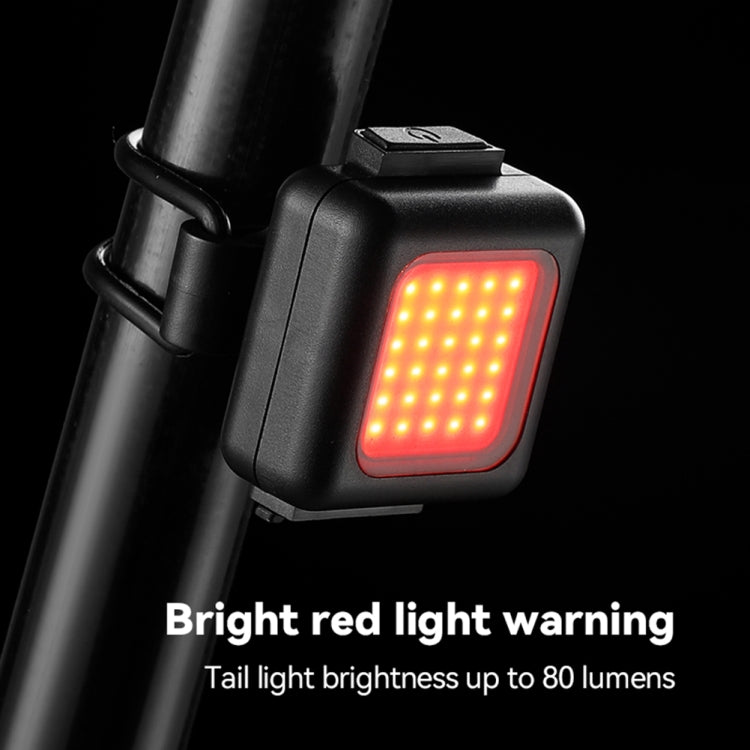 COBランプビーズ ミニマウンテンバイクライト USB充電式 防水サイクリング MTBロードバイクライト、白ヘッドライト、赤テールライト、白ヘッドライト＋赤テールライト
