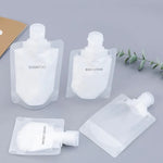 20個セット 旅行用詰め替え可能空ボトル ローション シャンプー 搾り出しバッグ 30ml 50ml 100ml