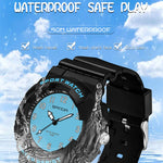 SANDA Small Fresh Digital All-match Waterproof Luminous Student Watch