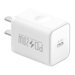 ROMOSS PD20W Apple/Huawei および Xiaomi 用急速充電器、CNプラグ、シングルポート