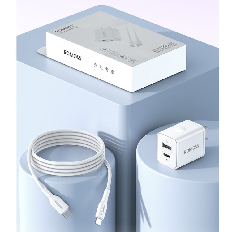 ROMOSS PD20W Apple/Huawei および Xiaomi 用急速充電器、CNプラグ、シングルポート
