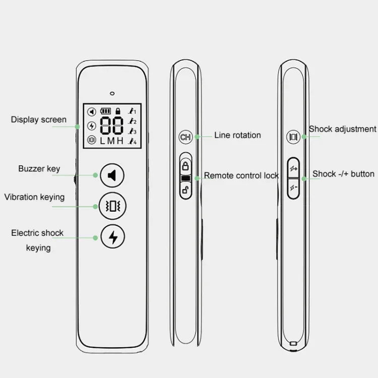 スマート防水電気ショック犬トレーナー 充電式リモコンバークストッパー
