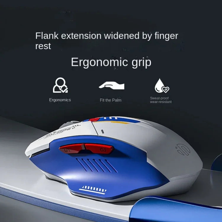 Inphic F9 メカ ワイヤレスマウス 充電式 オフィス ゲームマウス、F9 メカ