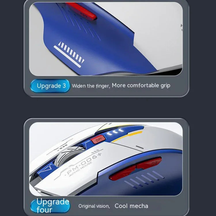 Inphic F9 メカ ワイヤレスマウス 充電式 オフィス ゲームマウス、F9 メカ