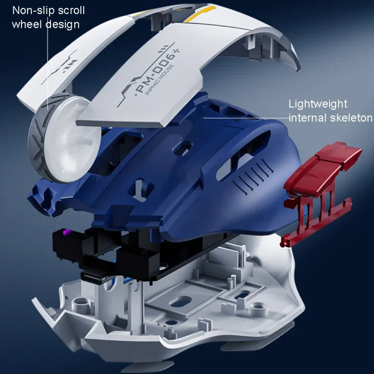 Inphic F9 メカ ワイヤレスマウス 充電式 オフィス ゲームマウス、F9 メカ