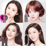 5イン1ホットエアコーム 自動カールアイロン カール＆ストレートヘアスタイリングコーム ヘアドライヤー、EUプラグ、UKプラグ、USプラグ