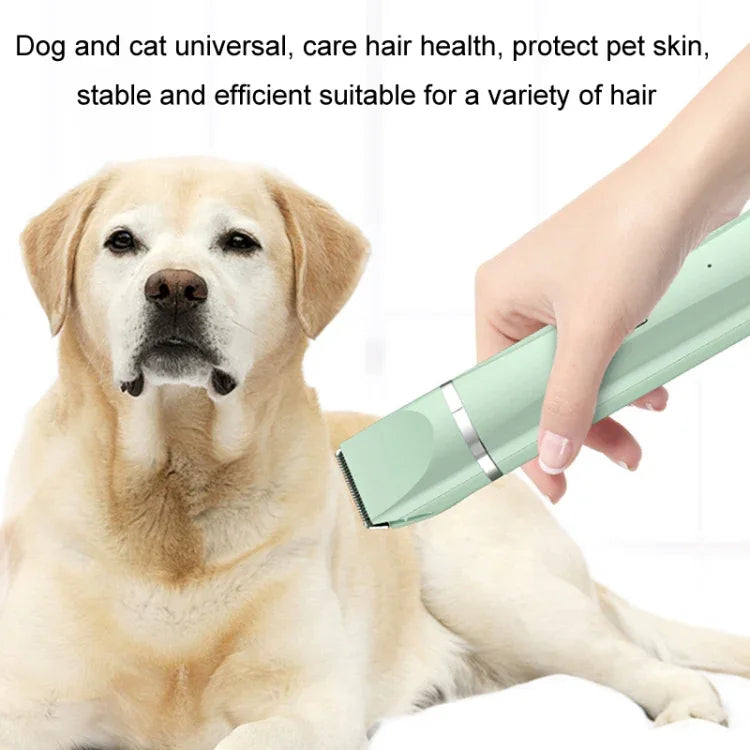 ペットシェーバー猫犬用足毛クリッパー電動フェーダー、2in1グリーン、3in1グリーン、4in1グリーン、2in1ホワイト、3in1ホワイト、4in1ホワイト
