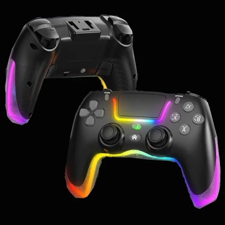 PS4用 ダズルカラーワイヤレスBluetoothグリップ