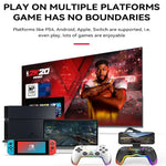 PS4用 ダズルカラーワイヤレスBluetoothグリップ