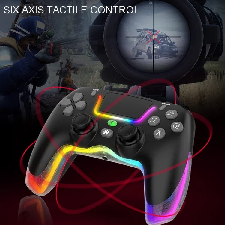 PS4用 ダズルカラーワイヤレスBluetoothグリップ