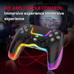 PS4用 ダズルカラーワイヤレスBluetoothグリップ