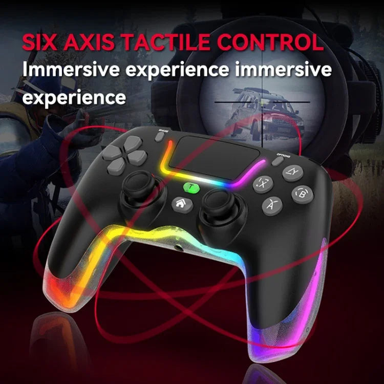 PS4用 ダズルカラーワイヤレスBluetoothグリップ