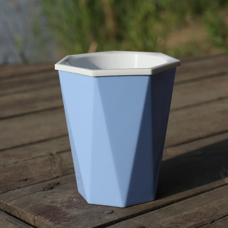 ダイヤモンド形自動吸水レイジーフラワーポット 観葉植物用プラスチックポット、12cm x 14cm
