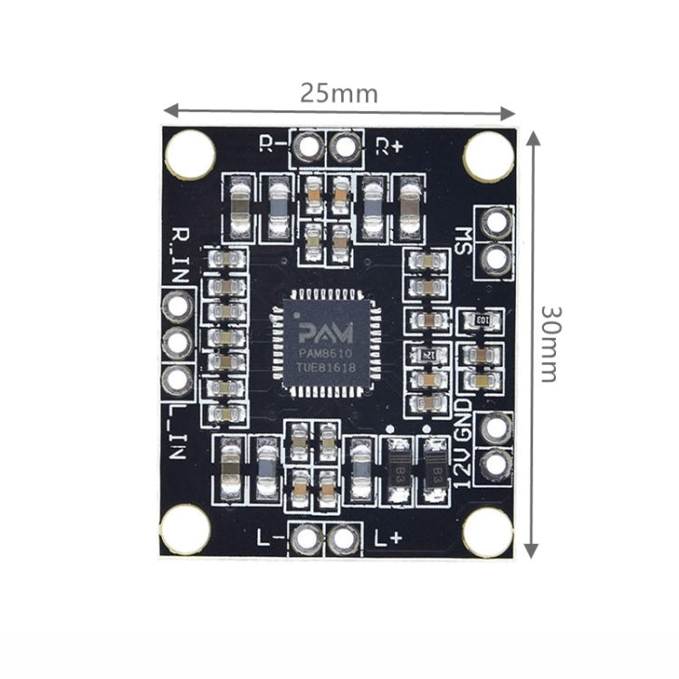 XH-M181 PAM8610 デジタルパワーアンプボード 2x15W 2チャンネルアンプボード、2x15W 2チャンネル