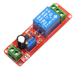 NE555 タイムリレーシールド タイミングリレー タイマー制御スイッチ 車用リレー、5V、12V