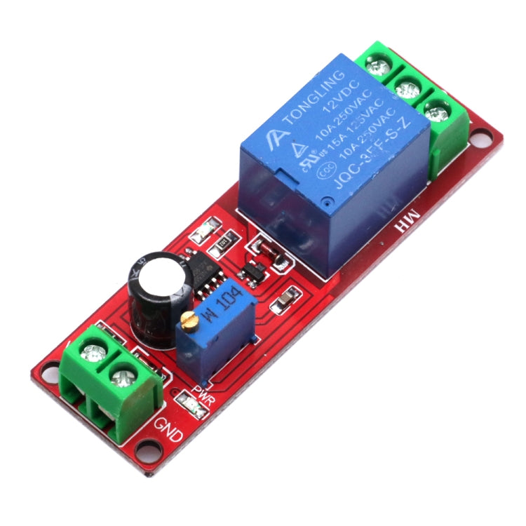 NE555 タイムリレーシールド タイミングリレー タイマー制御スイッチ 車用リレー、5V、12V