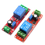 NE555 タイムリレーシールド タイミングリレー タイマー制御スイッチ 車用リレー、5V、12V