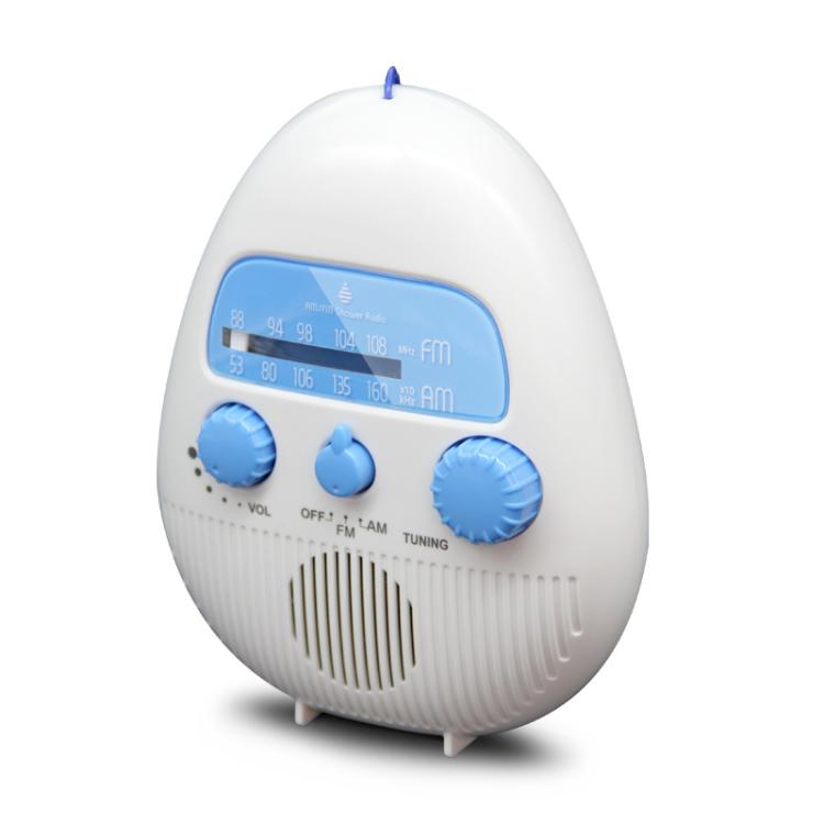 携帯防水 FMラジオ 浴室用 吊りロープ付き、SY-900